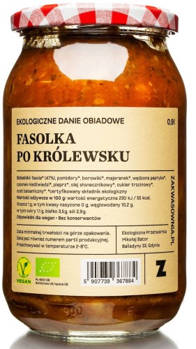 19658FASOLKA PO KRÓLEWSKU BIO 900 ml - ZAKWASOWNIA-1