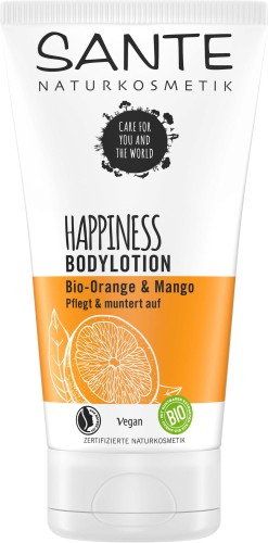 19739BALSAM DO CIAŁA HAPPINESS POMARAŃCZA I MANGO ECO 150 ml - SANTE-1