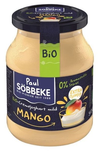 19864JOGURT MANGO (7,5 % TŁUSZCZU W MLEKU) BIO 500 g (SŁOIK) - SOBBEKE-1