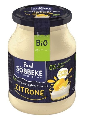 19877JOGURT CYTRYNOWY (7,5 % TŁUSZCZU W MLEKU) BIO 500 g (SŁOIK) - SOBBEKE-1