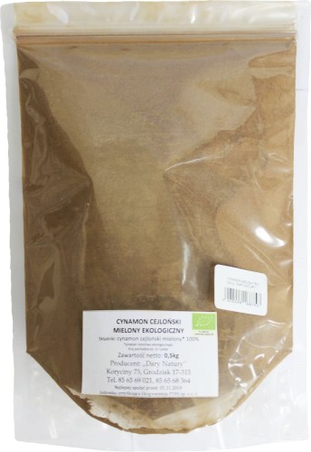 20146CYNAMON CEJLOŃSKI MIELONY BIO 500 g - HORECA (DARY NATURY)-1