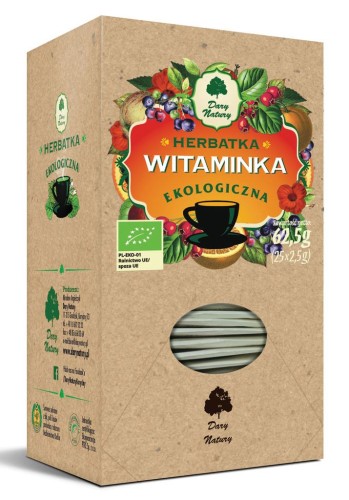 20152HERBATKA WITAMINKA BIO (25 x 2,5 g) 62,5 g - DARY NATURY-1