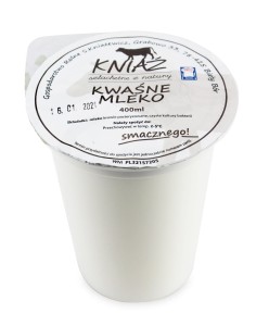 KWAŚNE MLEKO 400 ml - KNIAŹ