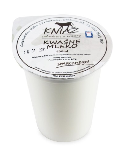 20187KWAŚNE MLEKO 400 ml - KNIAŹ-1