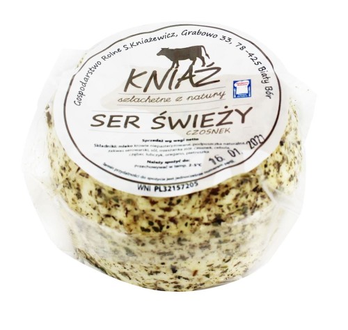 20190SER Z ZIOŁAMI I CZOSNKIEM ŚWIEŻY (około 0,35 kg) - KNIAŹ-1