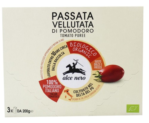 20419SOS POMIDOROWY PASSATA BIO (3 x 200 g) 600 g - ALCE NERO-1