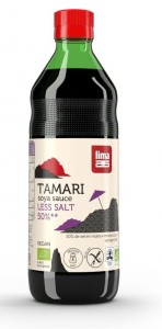 SOS SOJOWY TAMARI 50% MNIEJ SOLI BIO 250 ml wzmacnia mikroflorę jelitową