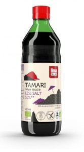 SOS SOJOWY TAMARI 50% MNIEJ SOLI BIO 500 ml wzmacnia mikroflorę jelitową