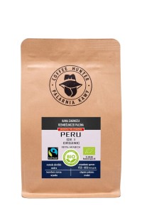 KAWA ZIARNISTA ARABICA 100 % PERU FAIR TRADE BIO 250 g - COFFEE HUNTER