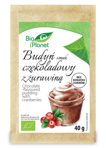 20710BUDYŃ O SMAKU CZEKOLADOWYM Z ŻURAWINĄ BIO 40 g - BIO PLANET-1