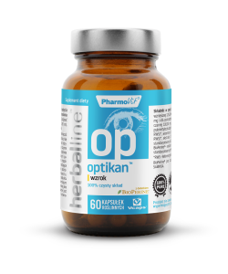 OPTIKAN NA WZROK 60 KAPSUŁEK 32,4 g utrzymuje wzrok w dobrej kondycji
