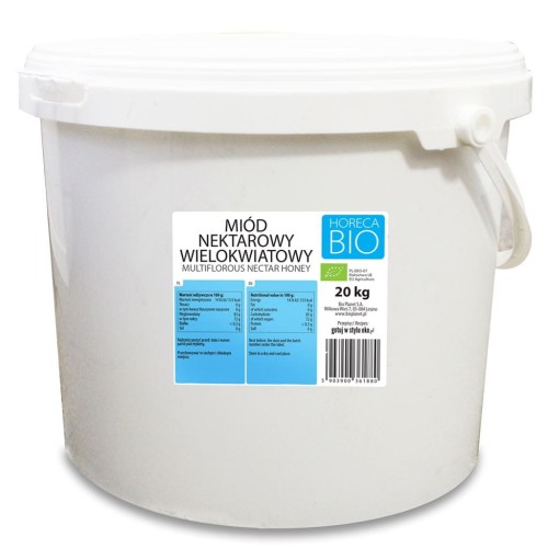 20840MIÓD NEKTAROWY WIELOKWIATOWY BIO 20 kg - HORECA-1