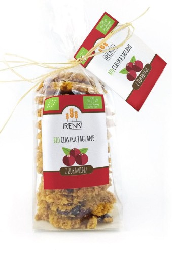 21150CIASTKA JAGLANE Z ŻURAWINĄ BEZGLUTENOWE BIO 150 g - IRENKI-1