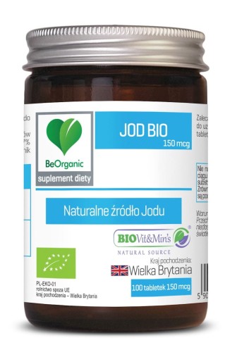 21164JOD BIO 100 TABLETEK (150 mcg) - BE ORGANIC-1
