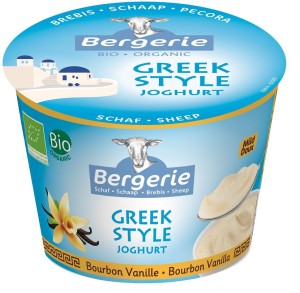 OWCZY JOGURT WANILIOWY TYPU GRECKIEGO BIO 250 g - BERGERIE