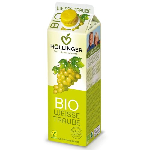 21320SOK Z BIAŁYCH WINOGRON NFC BIO 1 L - HOLLINGER-1
