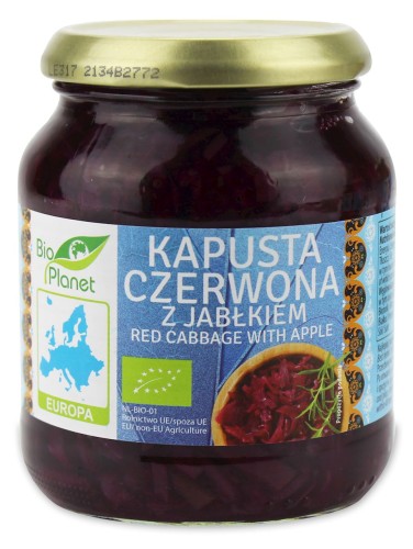21654KAPUSTA CZERWONA Z JABŁKIEM BIO 340 g - BIO PLANET-1