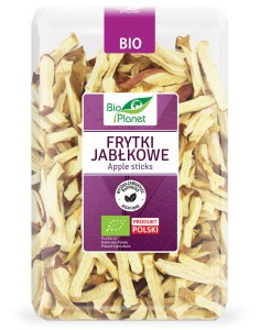 FRYTKI JABŁKOWE BEZGLUTENOWE BIO 300 g pomagają w trawieniu, oczyszczają układ pokarmowy