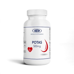 POTAS 60 KAPSUŁEK (500 mg) ma ogromne znaczenie dla funkcjonowania układu nerwowego i mięśniowego