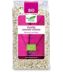 Płatki owsiane górskie Bio 300g pomagają w odchudzaniu