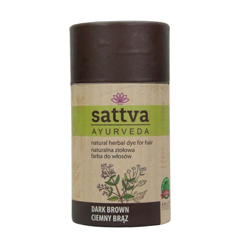 22451HENNA CIEMNY BRĄZ 150 g - SATTVA-1