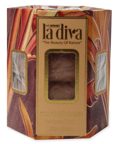 22679MYDŁO W KOSTCE TWIST DLA KOBIET PERFUMOWANE (4 x 45 g) 180 g - LA DIVA-1