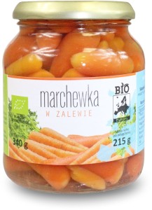 Marchewka w zalewie Eko 215g warzywa bogate w karoten należy gotować lub dusić