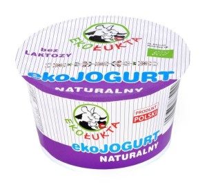 JOGURT NATURALNY BEZ LAKTOZY BIO 180 g ma prozdrowotny wpływ na organizm