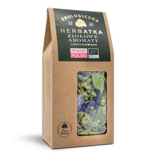 22909HERBATKA LIOFILIZOWANA ZIOŁOWE AROMATY BIO 10 g - DARY NATURY-1