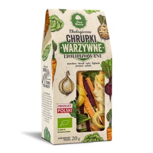 CHRUPKI WARZYWNE LIOFILIZOWANE BIO 20 g - DARY NATURY