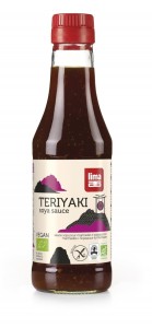 SOS SOJOWY SŁODKI TERIYAKI BIO 250 ml zawiera dość spore ilości sodu oraz cukrów prostych.