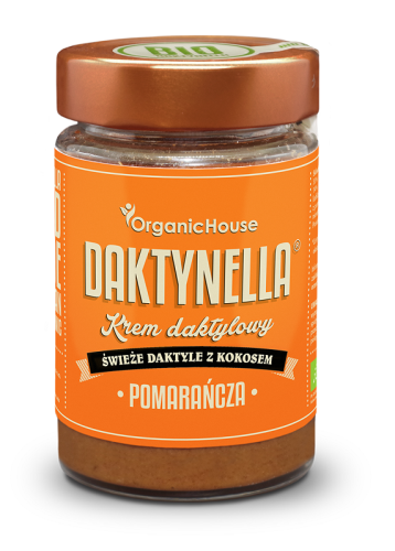 23259KREM KOKOSOWO - DAKTYLOWY POMARAŃCZA BEZGLUTENOWY BIO 190 g - ORGANIC HOUSE (DAKTYNELLA)-1