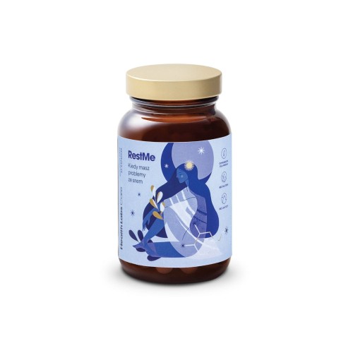 23352KAPSUŁKI UŁATWIAJĄCE ZASYPIANIE (REST ME) 60 szt. - HEALTH LABS-1