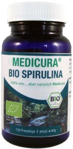 Spirulina w pastylkach BIO 60g (150 szt) źródło pełnowartościowego białka