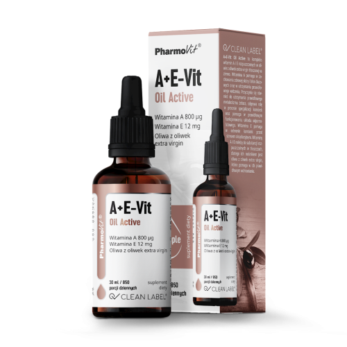 23503WITAMINA A + E W KROPLACH (800 mcg + 12 mg) BEZGLUTENOWE 30 ml - PHARMOVIT (CLEAN LABEL)-1