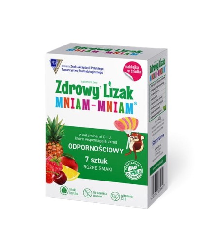 23691LIZAK MIX SMAKÓW Z WITAMINAMI NA ODPORNOŚĆ BEZGLUTENOWY (7 x 6 g) 42 g - STARPHARMA-1
