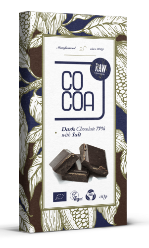 23704CZEKOLADA CIEMNA 75 % Z SOLĄ BIO 50 g - COCOA-1