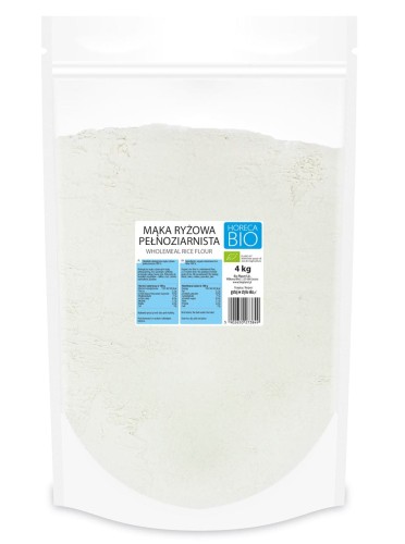 23705MĄKA RYŻOWA PEŁNOZIARNISTA BIO 4 kg - HORECA-1