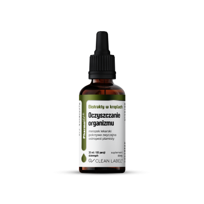 23740EKSTRAKTY W KROPLACH NA OCZYSZCZANIE ORGANIZMU BEZGLUTENOWE 30 ml - PHARMOVIT (CLEAN LABEL)-1