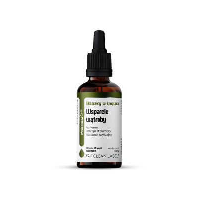 23760EKSTRAKTY W KROPLACH NA WSPARCIE WĄTROBY BEZGLUTENOWE 30 ml - PHARMOVIT (CLEAN LABEL)-1