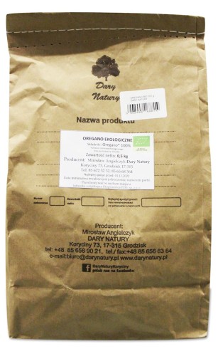 23763OREGANO BIO 500 g - HORECA (DARY NATURY)-1