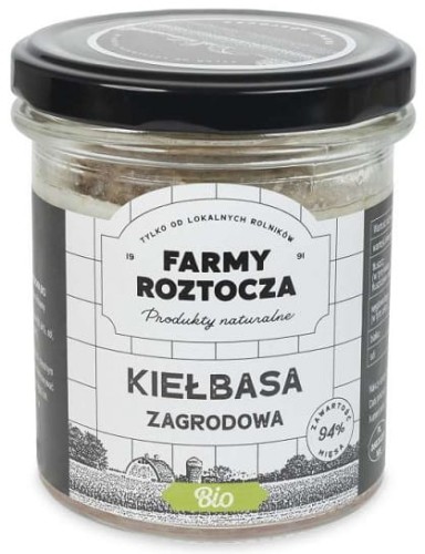 23785KIEŁBASA ZAGRODOWA BIO 250 g (SŁOIK) - FARMY ROZTOCZA-1
