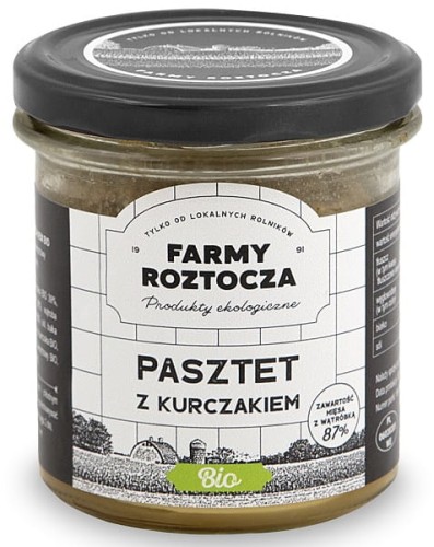 23787PASZTET DROBIOWO - WIEPRZOWY BIO 180 g (SŁOIK) - FARMY ROZTOCZA-1