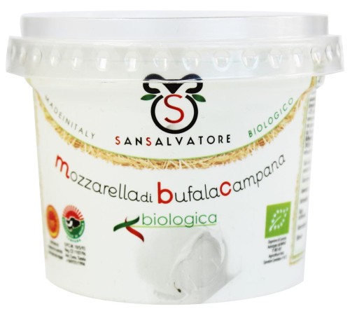 23814MOZZARELLA Z MLEKA BAWOLEGO (1 kulka w kubeczku) BIO 320 g - BIOLOGICA-1