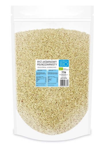 23818RYŻ JAŚMINOWY PEŁNOZIARNISTY BIO 5 kg - HORECA-1