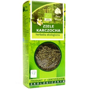 Ziele karczocha 50g właściwości moczopędne żółciopędne