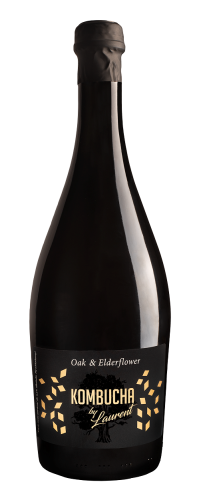 24275KOMBUCHA SZAMPAŃSKA NA PŁATKACH DĘBU O SMAKU KWIATÓW CZARNEGO BZU BIO 750 ml - KOMBUCHA BY LAURENT-1