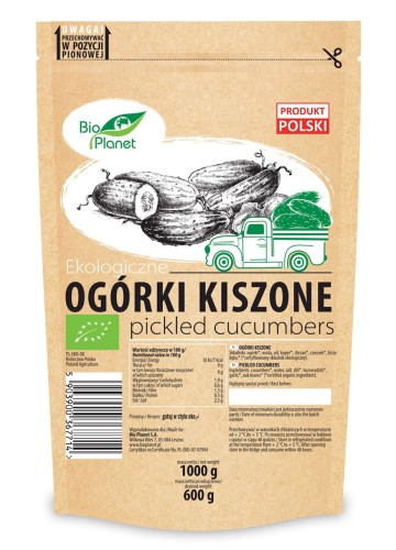 24478OGÓRKI KISZONE BIO 1 kg (600g) (DOYPACK) - BIO PLANET-1