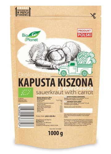 24484KAPUSTA KISZONA Z MARCHEWKĄ BIO 1 kg (DOYPACK) - BIO PLANET-1