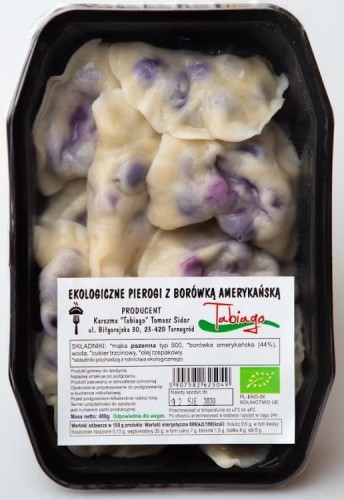 24823PIEROGI Z BORÓWKĄ AMERYKAŃSKĄ BIO 400 g - KARCZMA TABIAGO (NA ZAMÓWIENIE)-1